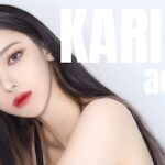 【aespaカリナちゃん風メイク🐍】~Karina makeup~🦋ものまねメイクに挑戦してみました🤍