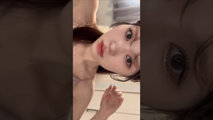 つけまをつかったメイク💄 ＃メイク動画＃カチモリヘア#ピンクメイク＃涙袋メイク＃韓国コスメ#つけまつ毛#つけま#つけまメイク＃部分つけま#アイドルメイク#シピシピ#キャンメイク#プチプラメイク