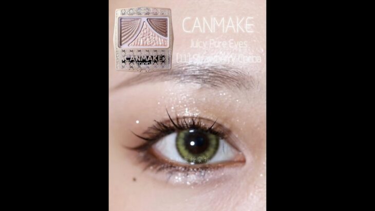 【キャンメイク】ジューシーピュアアイズ [11]ストロベリーココア｜CANMAKE Juicy Pure Eyes NO.11 Strawberry Cocoa #プチプラメイク #コスメ