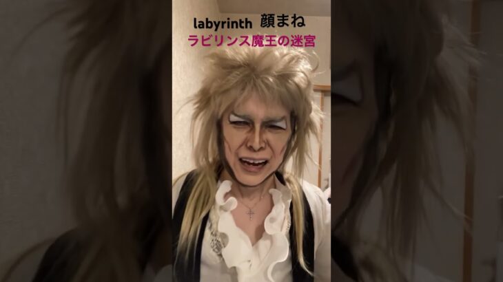 #labyrinth #ラビリンス魔王の迷宮　#映画 #davidbowie #デヴィッドボウイ #ものまね #ものまねメイク